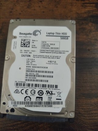 Disco Duro Seagate 500GB Laptop Thin HDD 2.5
