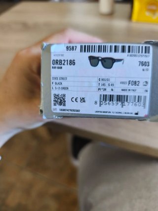 Occhiali da sole Ray-Ban neri