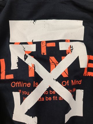 Felpa Off-White Nera Offline