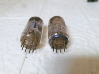 Válvulas ECC85 PCF80 Radio antigua vintage época