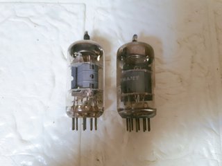 Válvulas ECC85 PCF80 Radio antigua vintage época