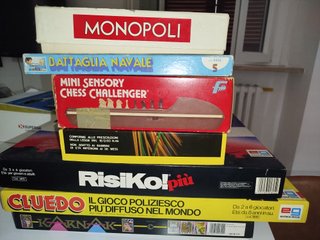 Lotto Giochi Anni 80: Monopoly, Cluedo, Risiko