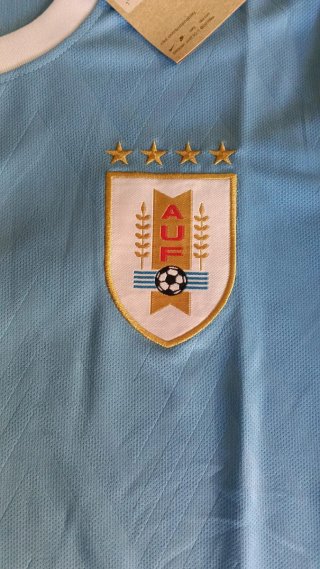 Camiseta Uruguay Azul y Blanca 2026