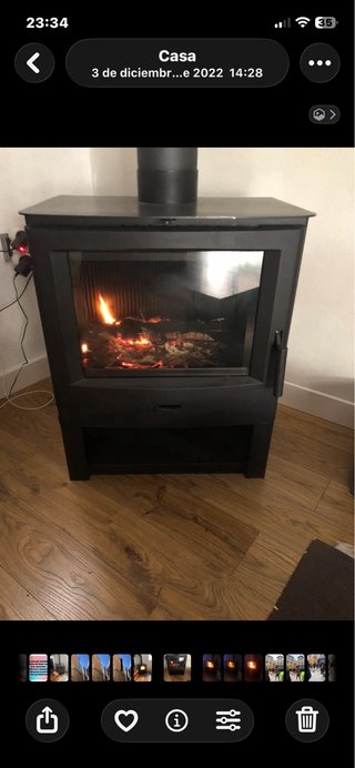 Chimenea Hergom EB-1 con tubo