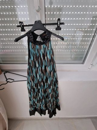 Vestido corto fiesta lentejuelas L
