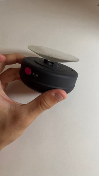 Altavoz Ducha Ventosa Legendario Negro/Rosa
