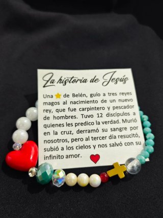 Pulsera La historia de Jesús