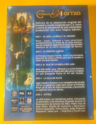 Crónicas de Narnia BBC Serie Completa 5 DVD