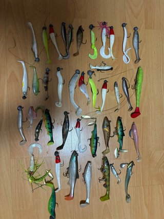 Lote señuelos pesca variados