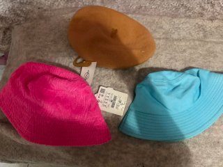 Lote 3 sombreros: Boina y 2 Bucket
