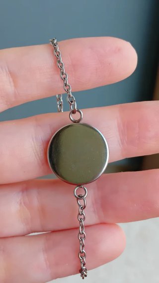 Bracciale tondo mosaico vetro