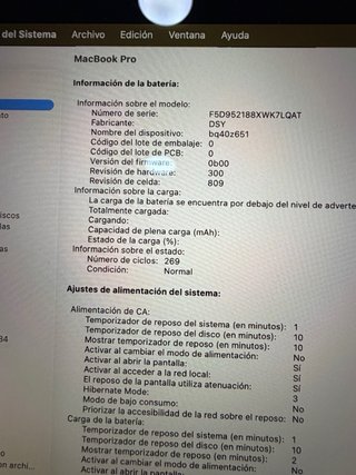 MacBook Pro 2019 Plata