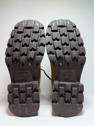 Botas de cuero amarillas