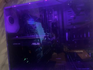 PC Gaming Blanco con Luces LED RGB