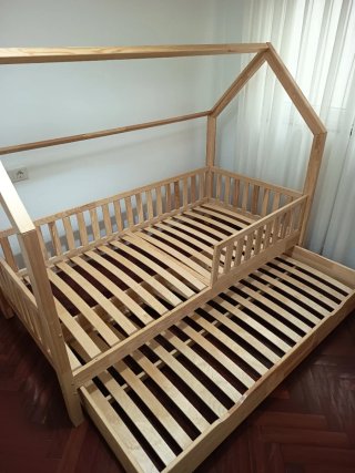 Cama infantil Mon Lit Cabane madera