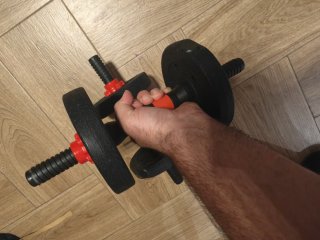 Set de 2 Mancuernas con Pesa Rusa