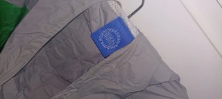 Chaqueta Cortavientos Adidas Gris y Verde Talla M