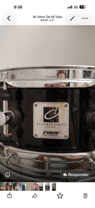 Caja de batería Sonor O SE CAMBIA POR CONTRABAJO