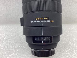objetivos sigma 120-400mm f/4.5-5.6 apo dg hsm