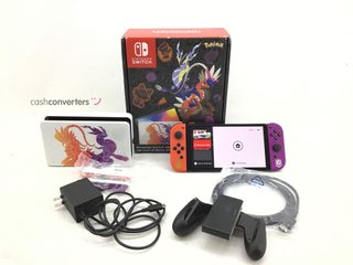 nintendo switch oled pokemon scarlet & violet edition