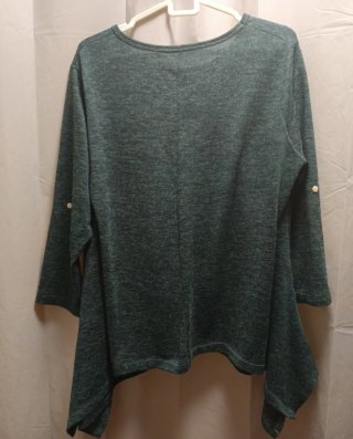 Jersey verde mujer
