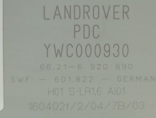 Módulo land rover ywc000930 range rover lm 1979357