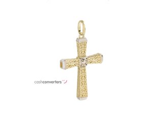 crucifijo oro 18k