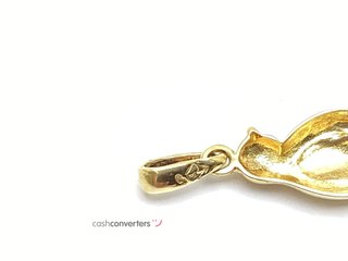 colgante oro 18k con piedra