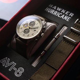Reloj AVI-8 Hawker Hurricane Classic Khaki Green