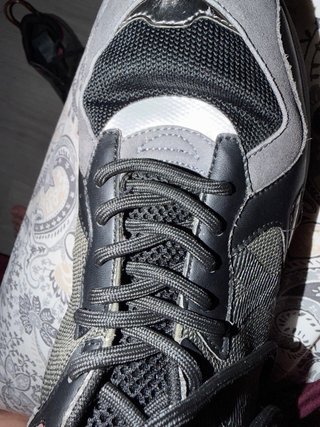 Zapatillas Armani Exchange Hombre Negro Gris