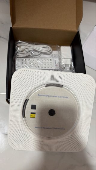 Reproductor CD Portátil Kegaudio Bluetooth Blanco