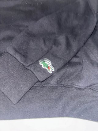Chándal Lacoste Negro Talla M  Buen estado Capucha