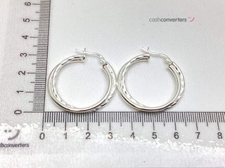 argollas plata 925mm