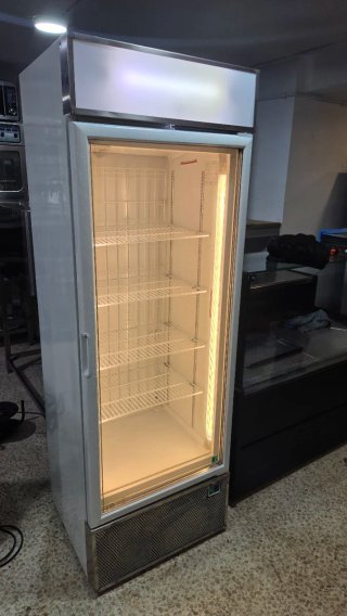 Congelador Vertical Puerta Cristal