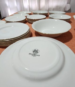 Vajilla Vintage Pontesa 45 Piezas Porcelana