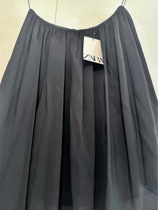 Blusa Zara Crepé Asimétrica Talla S