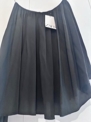 Blusa Zara Crepé Asimétrica Talla S