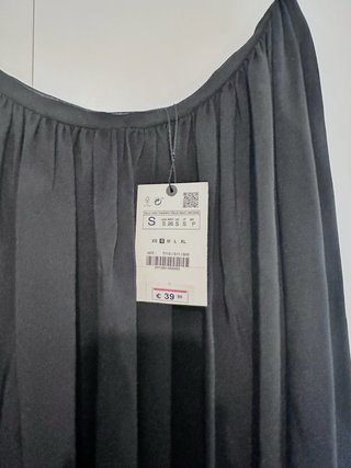 Blusa Zara Crepé Asimétrica Talla S