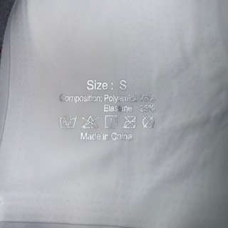 Top sujetador blanco copas elásticas Talla S