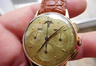 Reloj Universal Geneve Tri-Compax Oro
