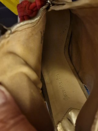 Botines tacón ante beige cremallera 40