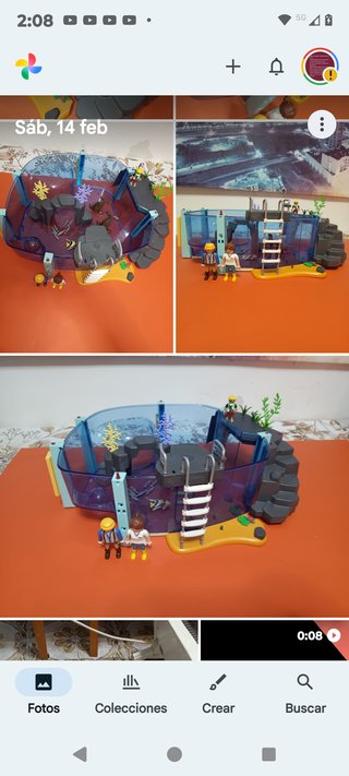 Acuario de plástico