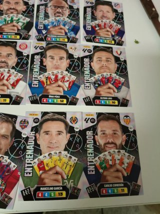 Colección Adrenalyn Entrenadores Panini
