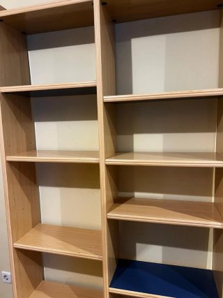 Estantería de madera 2 cuerpos