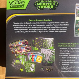 Pokemon Perfect Order Elite Trainer Box English