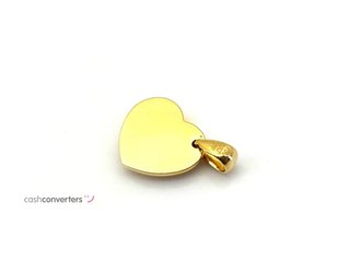 colgante oro 18k con piedra con circonita