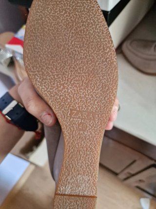 Botines tacón plataforma beige talla 40