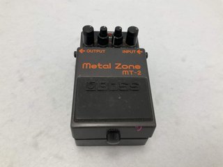 pedal efectos boss metal zone mt-2