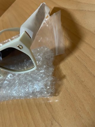 Occhiali da sole donna bianco e marrone