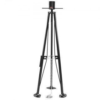 Estabilizador de Trípode para Quinto Rueda, Estabilizador de Quinto Rueda de Capacidad de Carga de 5000 LBS, Estabilizador de Gooseneck RV de Altura Ajustable de 35"-57", Gato de Trípode para Trai...